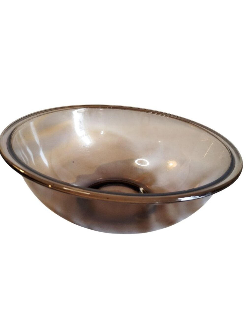 Pyrex Brown Glass 4 Quart Mixing Bowl 323 USA Classic